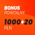 Bonus 100% do kwoty 1000 zł z freebetem 20 zł wTotolotek